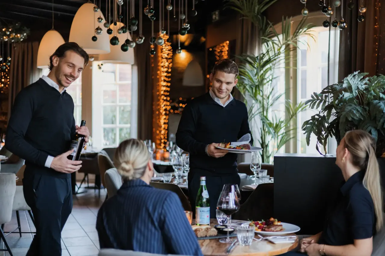 Een sfeer foto van het restaurant