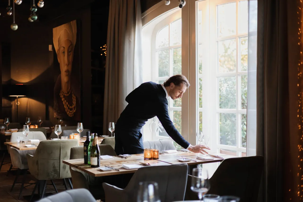 Een sfeer foto van het restaurant