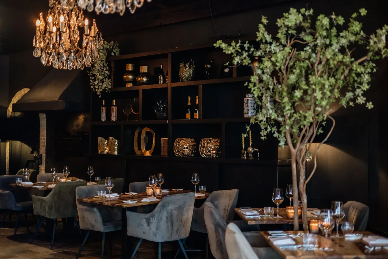 Een sfeer foto van het restaurant