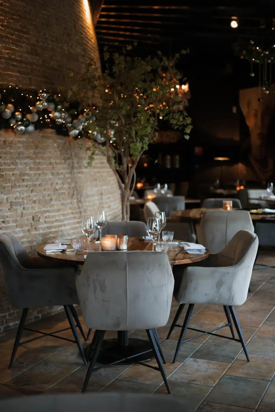 Een sfeer foto van het restaurant