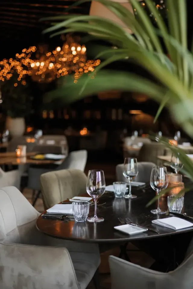 Een sfeer foto van het restaurant